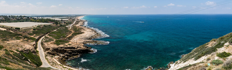 Panorama de la cote israelienne