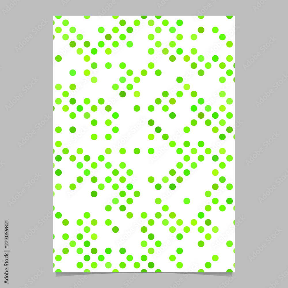 Poster circle pattern brochure design - vector stationery background from circles