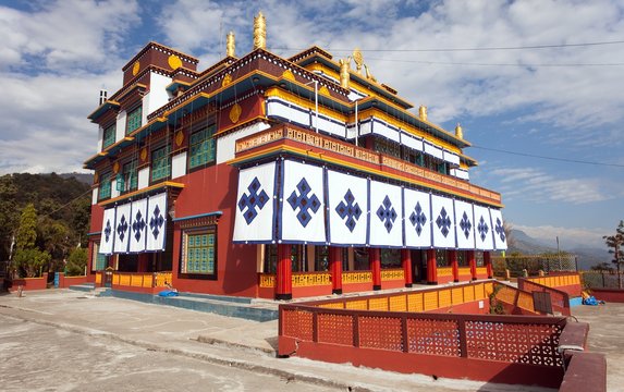 Buddhist Monastery in Pokhara town