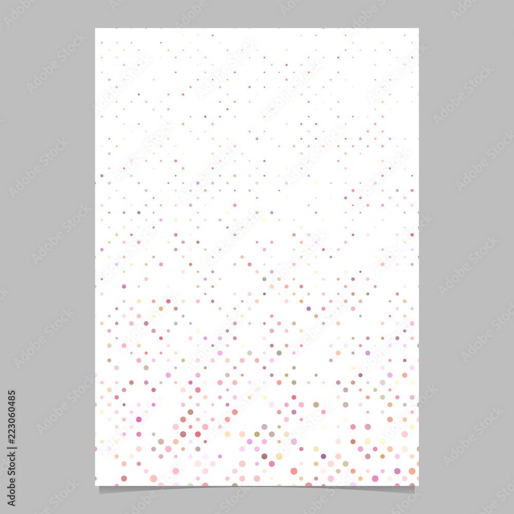Aufkleber abstract geometrical circle pattern poster background template - vector design