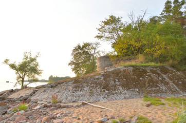 Old military bunker.