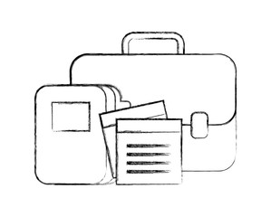 business briefcase office folder files
