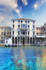 Obraz premium Beautiful views of the Grand Canal in Venice, Italy