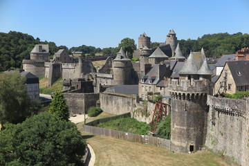 Festung von Fougères, Bretagne