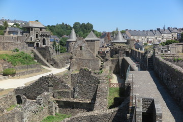 Festung von Fougères, Bretagne