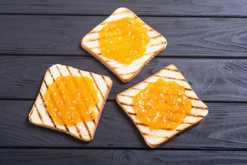 Homemade orange jam