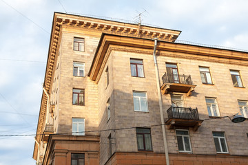 facade of an old building