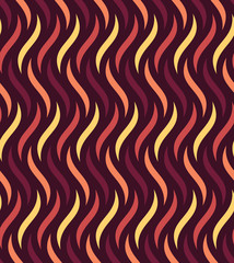 Vector color seamless Wavy background texture