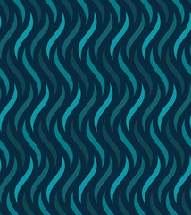 Vector color seamless Wavy background texture