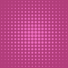 Pink retro abstract halftone dotted pattern background design