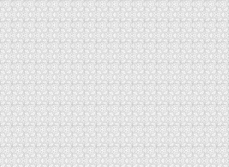 black and white linear tile ornament