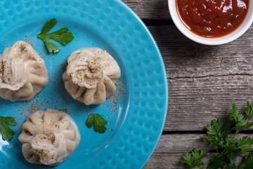Georgian dumplings khinkali