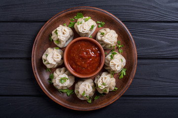 Georgian dumplings khinkali