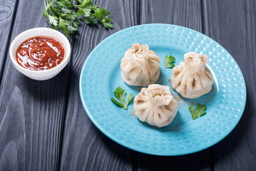 Georgian dumplings khinkali