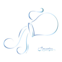 Obraz premium Abstract zodiac symbol