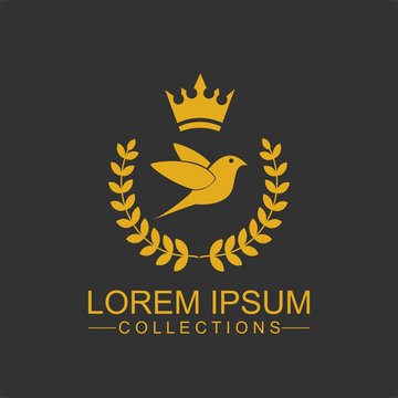 Luxury Bird Logo template in vector for Restaurant, Royalty, Boutique, Cafe, Hotel, Heraldic, Jewelry, Fashion and other vector illustration