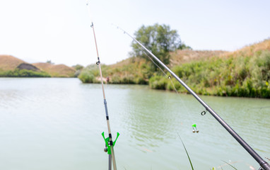 fishing on the lake