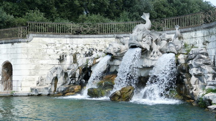 Fototapeta na wymiar Caserta regia fountain