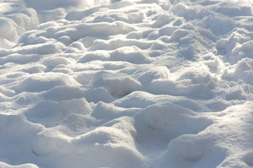 background morning snow