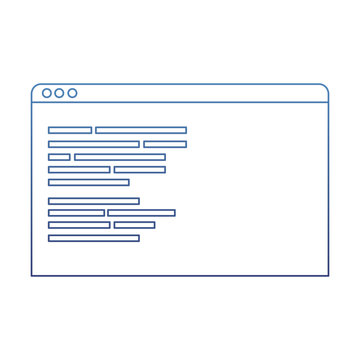 degraded outline website programming code system technology