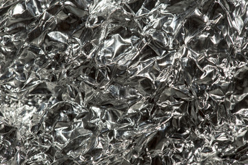 silver foil as a background