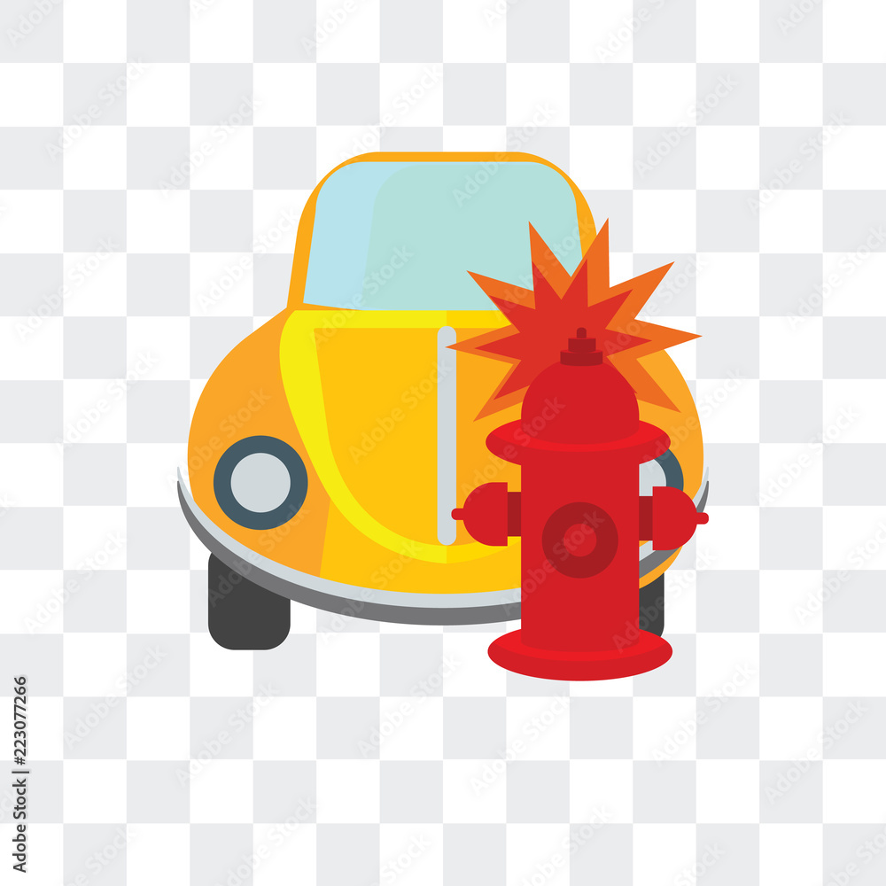 Poster crash icon isolated on transparent background. modern and editable crash icon. simple icons vector i