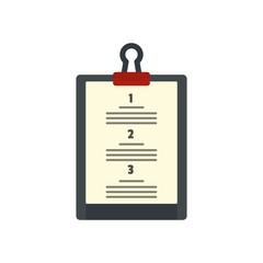 Song hip hop icon. Flat illustration of song hip hop vector icon for web design