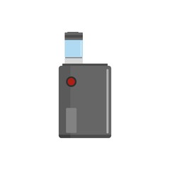 Vaping box icon. Flat illustration of vaping box vector icon for web design