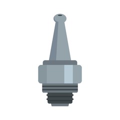 Mouth piece vape icon. Flat illustration of mouth piece vape vector icon for web design