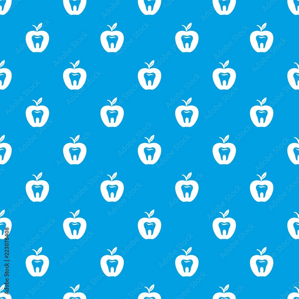 Poster hard tooth pattern vector seamless blue repeat for any use
