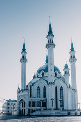 Fototapeta na wymiar The Kol Sharif Mosque located in Kazan Kremlin, Kazan