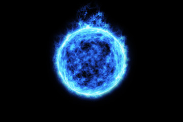 3d rendering, Fireball, flaming fire