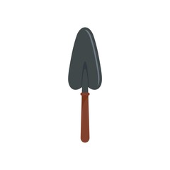 Hand shovel icon. Flat illustration of hand shovel vector icon for web design