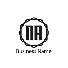 Initial Letter NA Logo Template Design