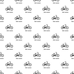 Kids women bike icon. Simple illustration of kids women bike vector icon for web
