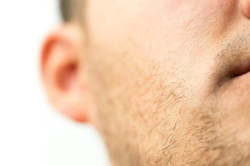 male beard close-up