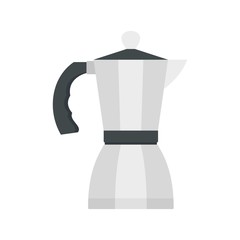 Coffee pot icon. Flat illustration of coffee pot vector icon for web design