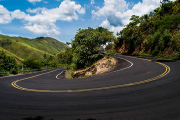 road in mountains