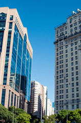 modern and old buildings