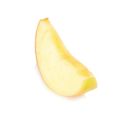 apple piece. slice. isolated on white background