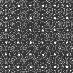 Spider web seamless pattern vector illustration. Hand drawn sketched web background