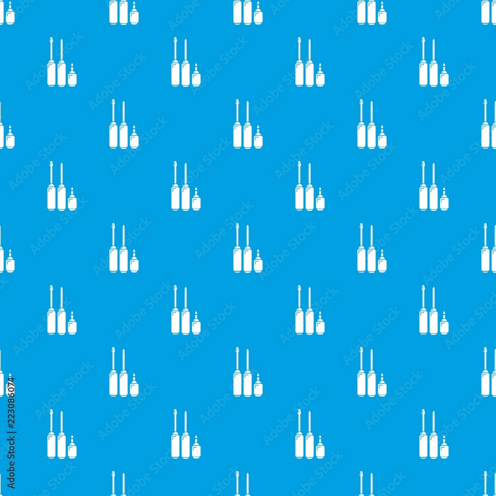 Poster screwdriver pattern vector seamless blue repeat for any use