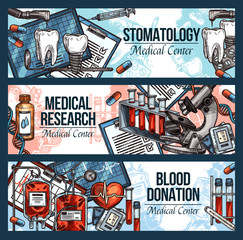 Dentistry, blood donation and medical research