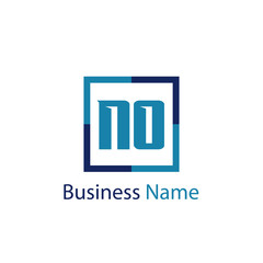 Initial Letter NO Logo Template Design