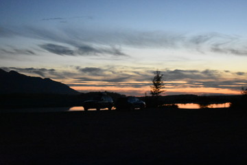 Sunset on Knik