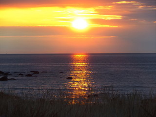 Sunset on Aegna island