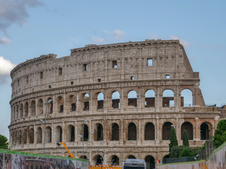 Naklejka premium Rome, Italy, 3rd September 2018, The Roman Colosseum