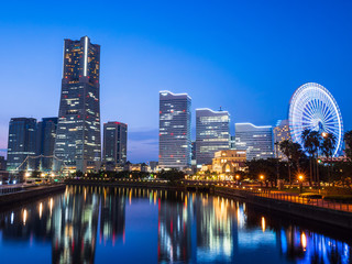 横浜　みなとみらい　夜景