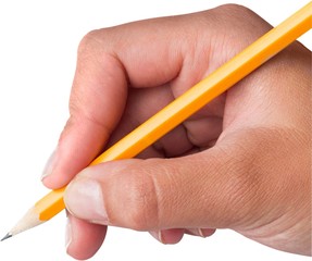 Pencil writing sharpened sketching close-up paper handwriting