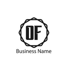 Initial Letter OF Logo Template Design